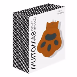 Muitomas HOTBOULEPAW borsa d'acqua calda 0,45 L Nero, Rosso bordeaux - Vista aggiuntiva 3