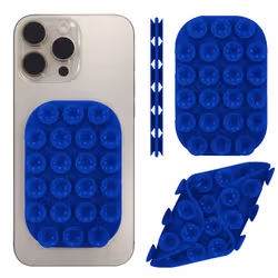 Celly COLFIXSQUAREBL supporto per personal communication Supporto passivo Telefono cellulare/smartphone Blu - Vista aggiuntiva 8