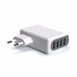 Celly TC4USB5A, Interno, AC, Bianco