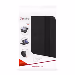 Celly Unitab 25,4 cm (10") Custodia a libro Nero - Vista aggiuntiva 4