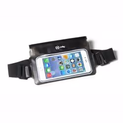 Celly SPLASHBELTBK, Custodia a cintura, Ogni marca, iPhone 7/7 Plus, 14,5 cm (5.7"), Nero