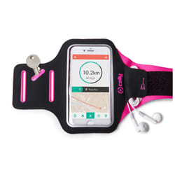 Celly Arm Band Nero, Rosa Neoprene