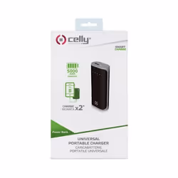 Celly PBD5000BK batteria portatile Ioni di Litio 5000 mAh Nero