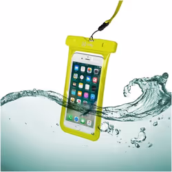 Celly SPLASHBAG18YL, Custodia a sacchetto, Ogni marca, iPhone 7/7 Plus, 15,8 cm (6.2"), Giallo