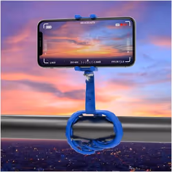 Celly Squiddy treppiede Smartphone/fotocamera di azione 6 gamba/gambe Blu - Vista aggiuntiva 5