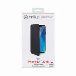 Celly PRESTIGE998BK custodia per cellulare 6.1" Custodia a borsellino Nero - Vista aggiuntiva 5