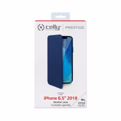 Celly Prestige custodia per cellulare 6.5" Custodia a borsellino Blu - Vista aggiuntiva 5