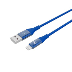 Celly USBLIGHTCOLORBL cavo Lightning 1 m Blu