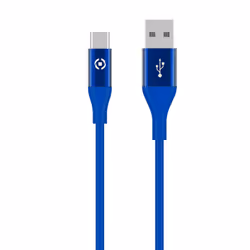 Celly USBTYPECCOLORBL cavo USB USB 2.0 1 m USB A USB C Blu