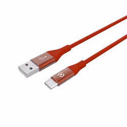 Celly USBTYPECCOLORRD, 1 m, USB A, USB C, USB 2.0, Rosso