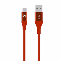 Celly USBTYPECCOLORRD cavo USB USB 2.0 1 m USB A USB C Rosso