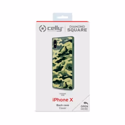 Celly Diamond Square custodia per cellulare 5.8" Cover Mimetico, Verde - Vista aggiuntiva 5