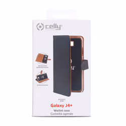 Celly Wally custodia per cellulare 15,2 cm (6") Custodia a libro Nero, Marrone - Vista aggiuntiva 4