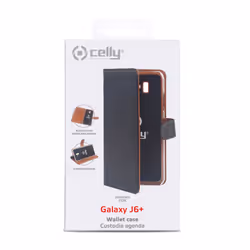 Celly WALLY789 custodia per cellulare 15,2 cm (6") Custodia a libro Nero, Marrone - Vista aggiuntiva 4