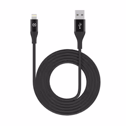 Celly USBLIGHTCOL3MBK cavo Lightning 3 m Nero