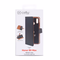 Celly Wally custodia per cellulare 18,1 cm (7.12") Custodia a libro Nero - Vista aggiuntiva 4