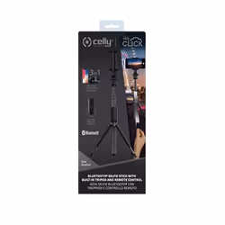 Celly CLICKPLUSPODBK treppiede Smartphone/fotocamera di azione 3 gamba/gambe Nero - Vista aggiuntiva 4