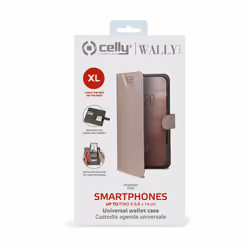 Celly Wally One XL custodia per cellulare 12,7 cm (5") Custodia flip a libro Rosa - Vista aggiuntiva 5