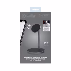 Celly Ghost Desk Supporto passivo Lettore MP3, Telefono cellulare/smartphone Nero - Vista aggiuntiva 6