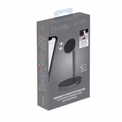 Celly Ghost Desk Supporto passivo Lettore MP3, Telefono cellulare/smartphone Nero - Vista aggiuntiva 7