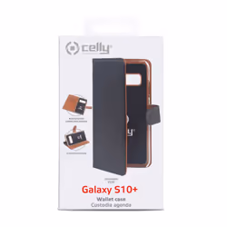 Celly WALLY891 custodia per cellulare 6.4" Custodia a borsellino Nero, Marrone - Vista aggiuntiva 4