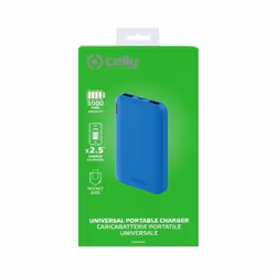 Celly PBE5000 Ioni di Litio 5000 mAh Blu - Vista aggiuntiva 4