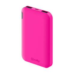 Celly PBE5000 Ioni di Litio 5000 mAh Carica wireless Rosa