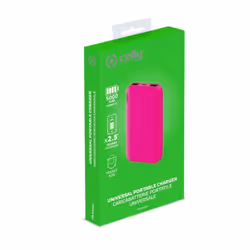 Celly PBE5000 Ioni di Litio 5000 mAh Carica wireless Rosa - Vista aggiuntiva 5