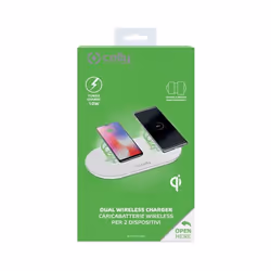 Celly WL2FASTPADWH Caricabatterie per dispositivi mobili Smartphone Bianco AC Interno - Vista aggiuntiva 6