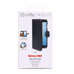 Celly Wally custodia per cellulare 16 cm (6.3") Custodia a borsellino Nero - Vista aggiuntiva 4