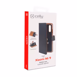 Celly Wally custodia per cellulare 6.1" Custodia a libro Nero, Marrone - Vista aggiuntiva 5