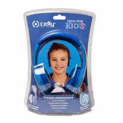 Celly KidsBeat Cuffie Cablato A Padiglione Blu - Vista aggiuntiva 6