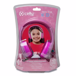 Celly KidsBeat Cuffie Cablato A Padiglione MUSICA Rosa - Vista aggiuntiva 6