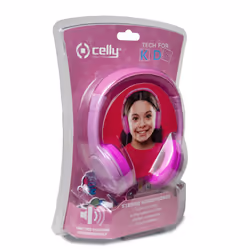 Celly KidsBeat Cuffie Cablato A Padiglione MUSICA Rosa - Vista aggiuntiva 7