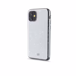 Celly Sparkle custodia per cellulare 6.1" Cover Trasparente, Bianco - Vista aggiuntiva 5