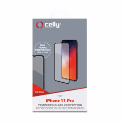 Celly FULLGLASS1000BK protezione per lo schermo e il retro dei telefoni cellulari Pellicola proteggischermo trasparente Apple 1 pz