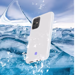 Celly GLACIER custodia per cellulare 17 cm (6.7") Cover Trasparente, Bianco