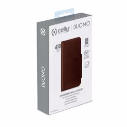 Celly Duomo custodia per cellulare 5.8" Custodia a borsellino Marrone - Vista aggiuntiva 6