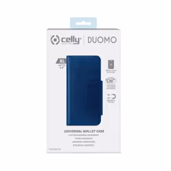 Celly Duomo custodia per cellulare 5.8" Custodia a borsellino Blu - Vista aggiuntiva 4