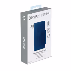 Celly Duomo custodia per cellulare 5.8" Custodia a borsellino Blu - Vista aggiuntiva 5