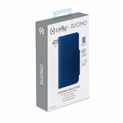 Celly Duomo custodia per cellulare 6.5" Custodia a borsellino Blu - Vista aggiuntiva 6