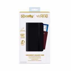 Celly Venere Passport Portafoglio Nero Ecopelle - Vista aggiuntiva 4