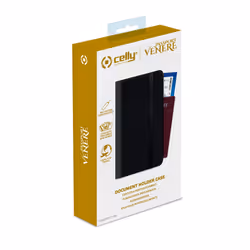 Celly Venere Passport Portafoglio Nero Ecopelle - Vista aggiuntiva 5