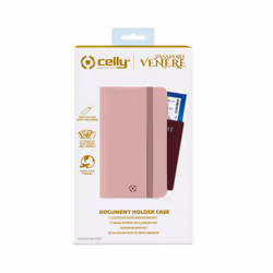 Celly Venere Passport Portafoglio Rosa Ecopelle - Vista aggiuntiva 4