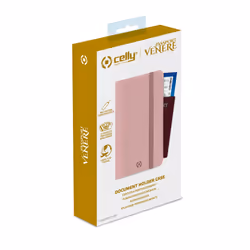 Celly Venere Passport Portafoglio Rosa Ecopelle - Vista aggiuntiva 5