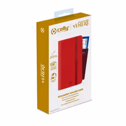 Celly Venere Passport Portafoglio Rosso Ecopelle - Vista aggiuntiva 5
