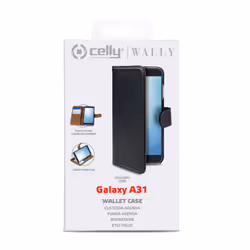 Celly Wally custodia per cellulare 6.4" Custodia a borsellino Nero - Vista aggiuntiva 4