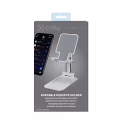 Celly Magic Desk Supporto passivo Telefono cellulare/smartphone, Tablet/UMPC Bianco - Vista aggiuntiva 5