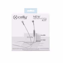 Celly NEWGENKITWH Caricabatterie per dispositivi mobili Universale Bianco AC Interno
