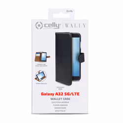 Celly WALLY946 custodia per cellulare 6.5" Custodia a libro Nero - Vista aggiuntiva 4